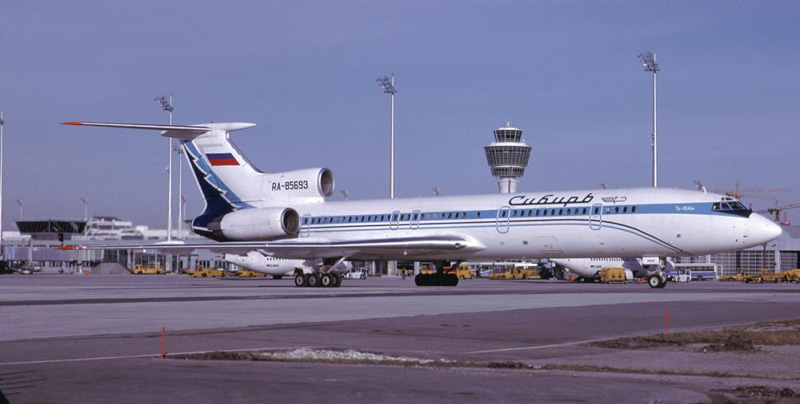 Avion de même type que celui accidenté (Tupolev TU-154M)