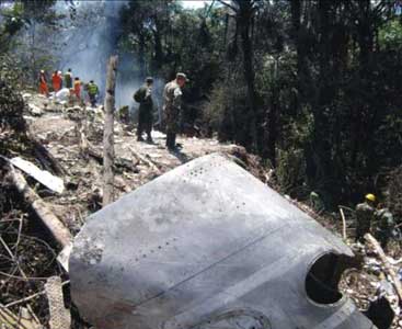 Aerosucre Colombia Boeing 727-23F plane crash - Leticia, Colombia