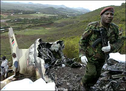 Kenya Air Force Harbin Y-12 plane crash - Marsabit, Kenya