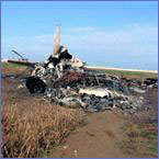 Phoenix Avia Antonov AN-12 plane crash - Payam, Iran