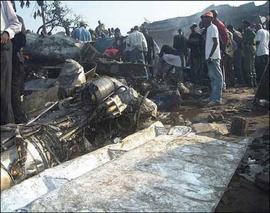 Accident d'un Antonov AN-26 d' El Sam Airlift - Kinshasa, Congo