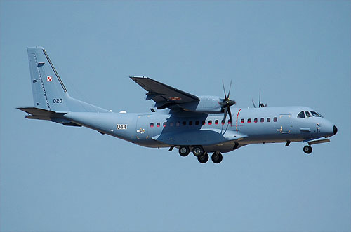 Aircraft similar to the one which crashed (Casa C-295M)