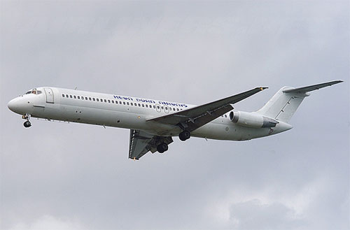 Aircraft similar to the one which crashed (DC-9-51)