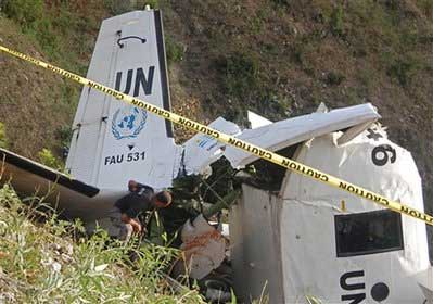 Accident d'un CASA C-212 Aviocar 2 d' United Nations (UN) - Fonds-Verrettes, Haïti