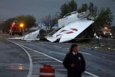AeroUnion Airbus A300B4-203F plane crash - Monterrey, Mexico