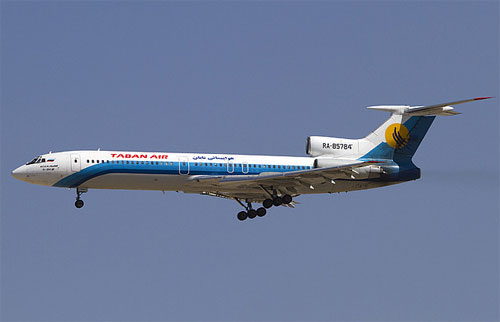 Avion de même type que celui accidenté (Tupolev TU-154M)