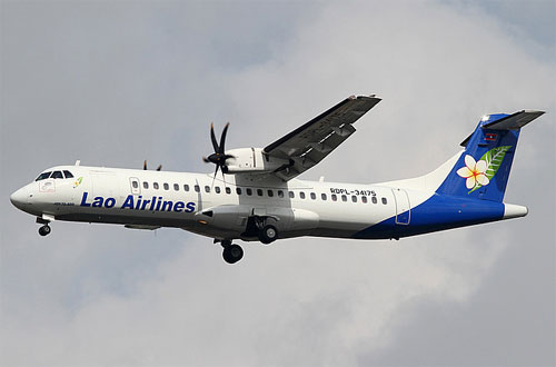Aircraft similar to the one which crashed (ATR 72-600)