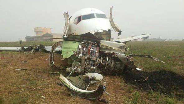 Accident d'un Boeing 737-43QSF d' Ethiopian Airlines - Accra-Kotoka, Ghana