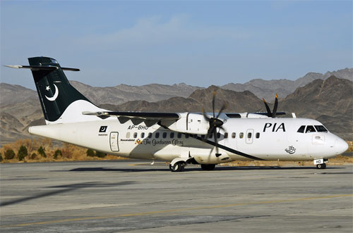 Aircraft similar to the one which crashed (ATR 42-500)