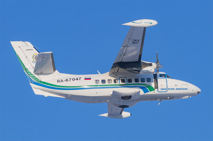 Aircraft similar to the one which crashed (Let L-410UVP)