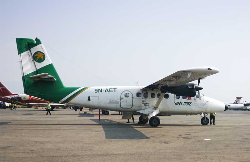 Aircraft similar to the one which crashed (DHC-6 Twin Otter 300)