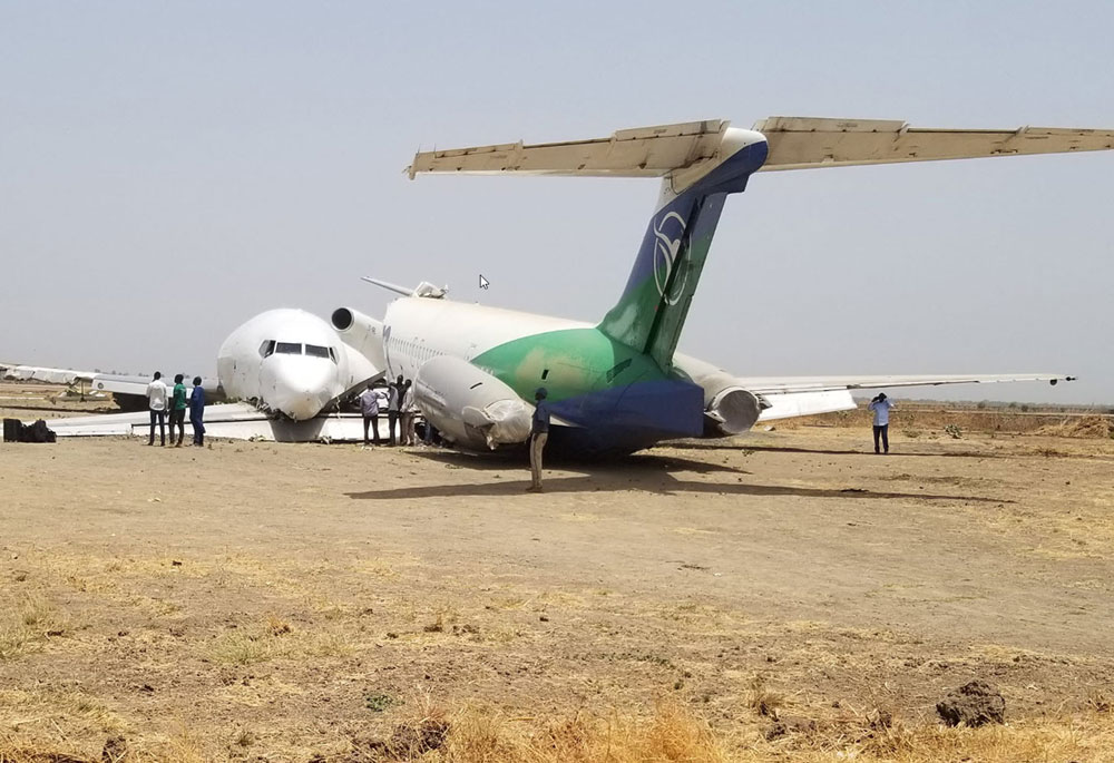 Safe Air Company plane crash - A Boeing 727 with 7 people onboard crashes in South Sudan<br>31st March, 2024
