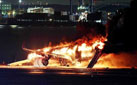 Japan Airlines A350 bursts into flames after collision with coastguard plane at Tokyo airport