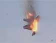 Mig-29 cut in two after a midair collision with another Mig-29