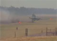 Pilot Induced Oscillations during this Gripen prototype landing