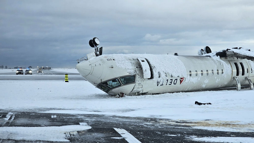 Delta Connection plane crash - A Canadair CRJ-900LR with 80 people on board crashes during landing in Canada<br>17th February, 2025 Delta Connection plane crash - A Canadair CRJ-900LR with 80 people on board crashes during landing in Canada<br>17th February, 2025