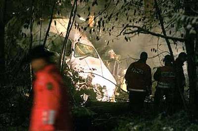 Photos du crash du BAe 146-300 de Crossair