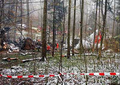 Photos du crash du BAe 146-300 de Crossair