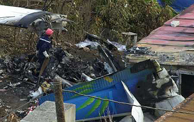 Accident d'un DHC-6 Twin Otter 300 de  Caraïbes Air Transport - Saint-Barthélémy