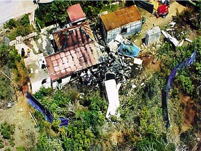 Photos du crash du DHC-6 Twin Otter 300 de Caraïbes Air Transport