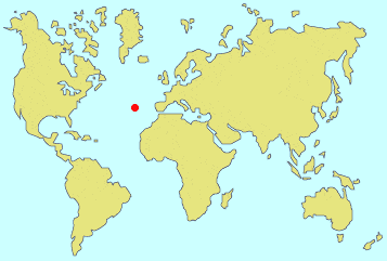 les açores carte du monde