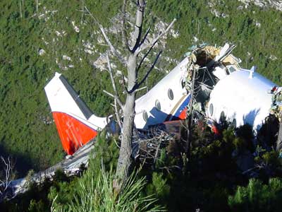 Photos du crash de l'Hawker Siddeley HS-7 d'Airquarius aviation