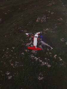 Photos du crash de l'Hawker Siddeley HS-7 d'Airquarius aviation
