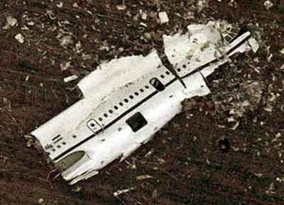 Photos du crash du Tupolev 154M de Bashkirian Airlines