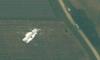 Photos du crash du Tupolev 154M de Bashkirian Airlines