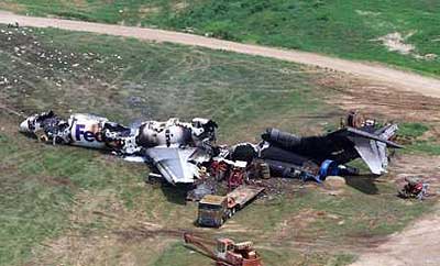 Federal Express (Fed Ex) Boeing 727 freighter crash