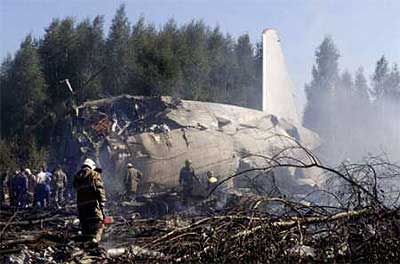 Pulkovo Aviation Enterprises Ilyushin IL-86 plane crash - Moscow, Russia