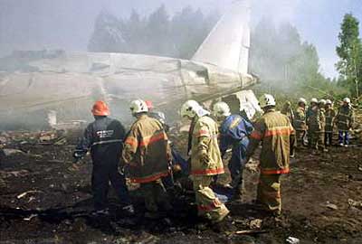 Photos of the Pulkovo Aviation Enterprises Ilyushin IL-86 crash