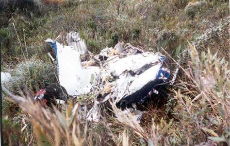 Photos du crash du Fairchild FH-227E de Petroproduccion