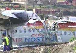 Accident d'un Fokker F-50 d' Air Nostrum (Iberia) - Melilla, Espagne