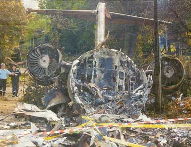 Accident d'un Canadair CRJ-100 de  Brit Air (Air France) - Brest, France