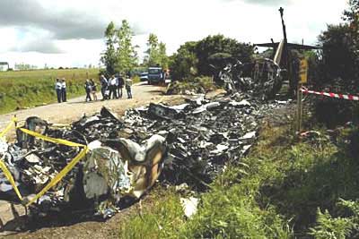 Photos of the Brit Air (Air France) Canadair CRJ-100 crash