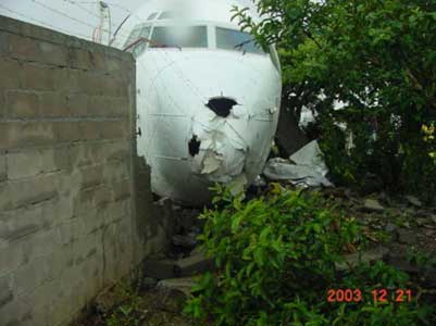 Photos du crash du Boeing B737 de Gol Transportes Aéreos