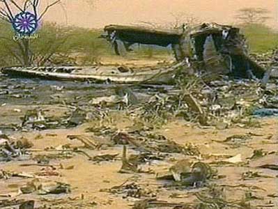 Sudan Airways Boeing 737-2J8C plane crash - Port Sudan, Sudan