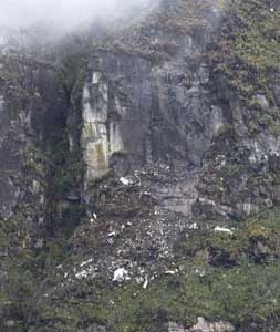Accident d'un Fokker F-28 de  TANS - Cerro Coloque, Pérou