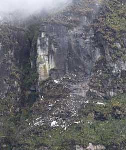 Accident d'un Fokker F-28 de TANS - Cerro Coloque, Pérou Accident d'un Fokker F-28 de TANS - Cerro Coloque, Pérou