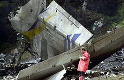 Photos du crash de l'Yakovlev YAK-42D d'Ukranian Mediterranean Airline
