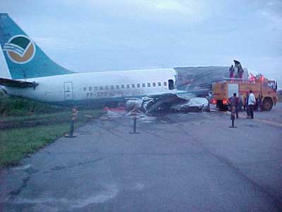 Accident d'un Boeing 737-2M9 de  VASP - Rio Branco, Brésil