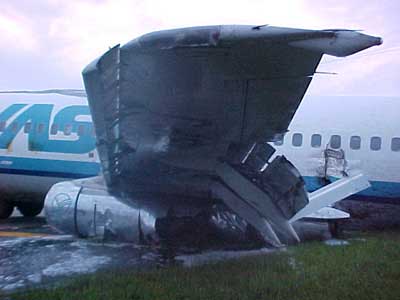 Photos du crash du Boeing 737 de VASP
