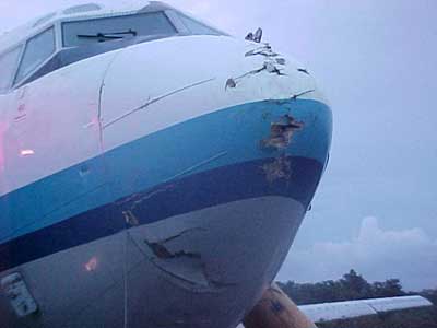 Photos du crash du Boeing 737 de VASP