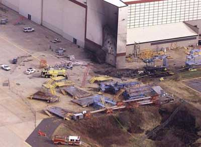 Photos du crash du Beechcraft 1900D d'Air Midwest Airlines