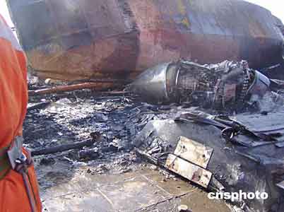 Photos du crash du Canadair CRJ-200LR de China Yunnan Airlines