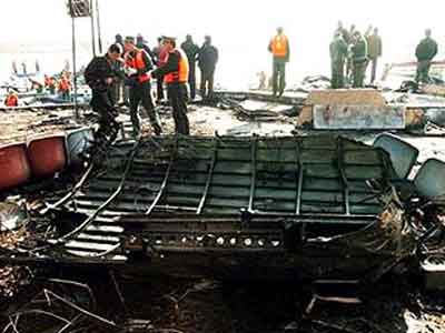 Photos du crash du Canadair CRJ-200LR de China Yunnan Airlines