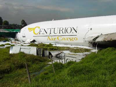 Photos du crash du DC-10-30F de Centurion Air Cargo