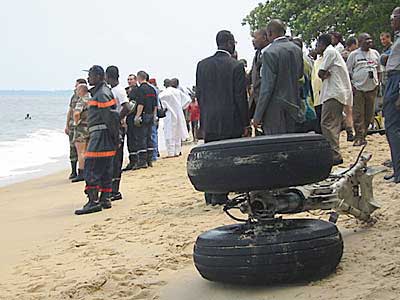 Accident d'un Hawker Siddeley HS-7 de  Gabon Express - Libreville, Gabon