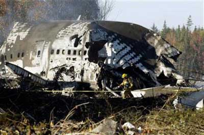 MK Airlines Boeing 747-244B(SF) plane crash - Halifax, Nova Scotia, Canada